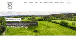 Desktop Screenshot of calverleygolf.co.uk